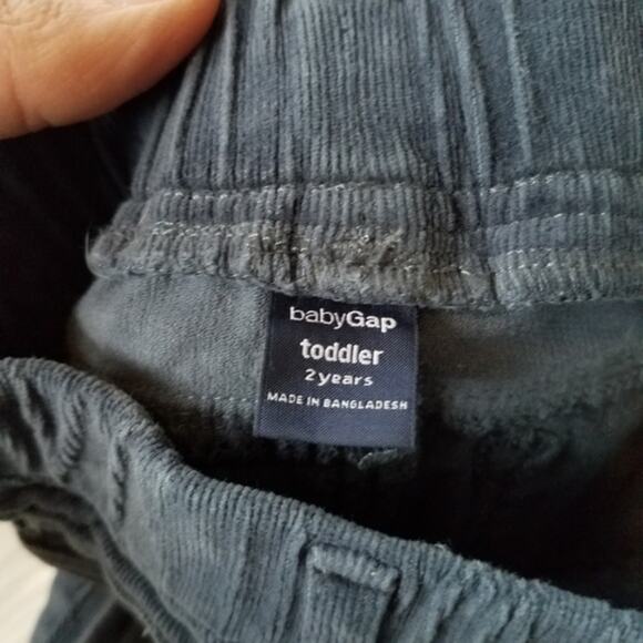 Baby Gap Corduroy Jeggings Slate Gray Size 2 Girl - Picture 5 of 6